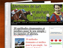 Tablet Screenshot of gagner-aux-turf-et-paris-sportif.com